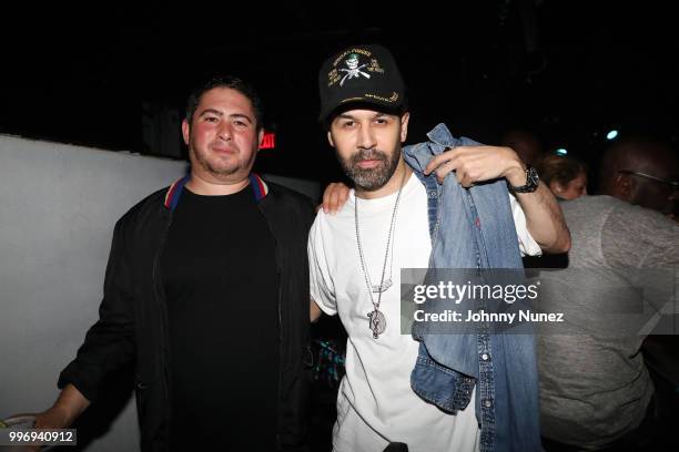 Adam Lublin and DJ Jus Ske attend the XXL Freshman Class 2018 concert at Terminal 5 on July 11, 2018 in New York City.