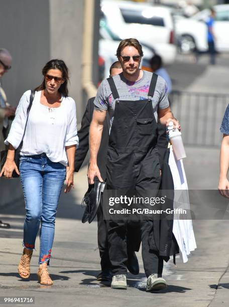 Dax Shepard is seen at 'Jimmy Kimmel Live' on July 11, 2018 in Los Angeles, California.