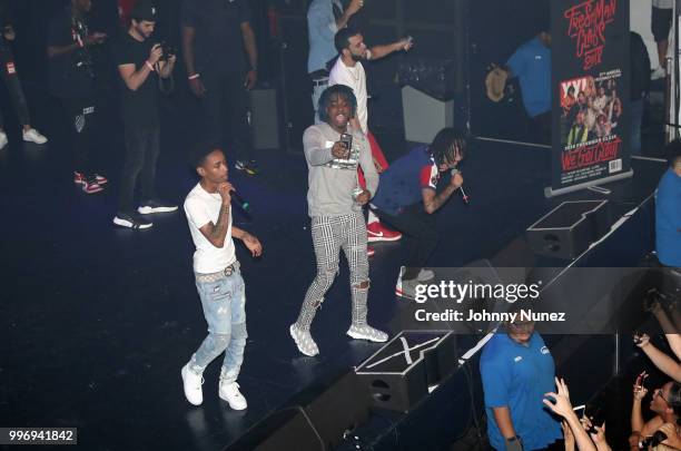 Lou Got Cash and YBN Nahmir perform at the XXL Freshman Class 2018 concert at Terminal 5 on July 11, 2018 in New York City.