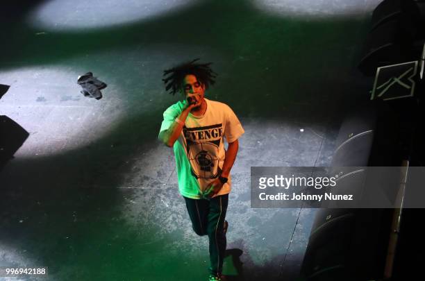 Wifisfuneral performs at the XXL Freshman Class 2018 concert at Terminal 5 on July 11, 2018 in New York City.