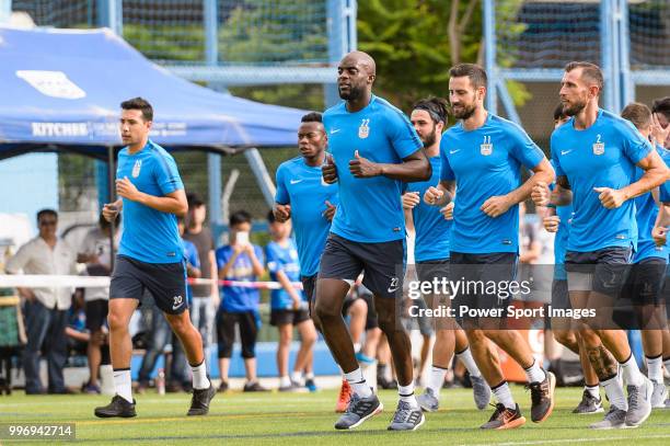 Mohamed Sissoko during his training session on July 12, 2018 in Hong Kong.