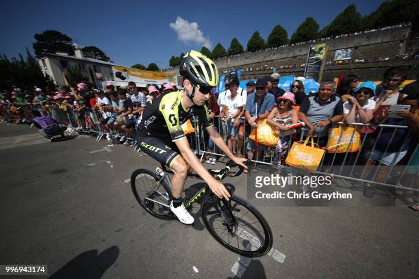 Start / Mikel Nieve of Spain and Team Mitchelton-Scott / during 105th Tour de France 2018, Stage 6 a 181km stage from Brest to Mur-de-Bretagne...