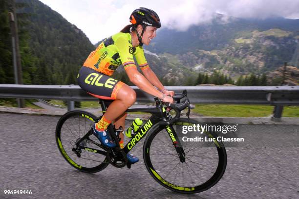 Ane Santesteban Gonzalez of Spain and Team Ale Cipollini / during the 29th Tour of Italy 2018 - Women, Stage 7 a 15km Individual time trial stage...