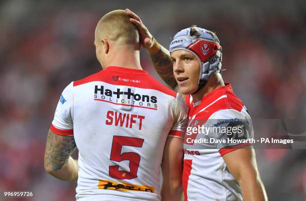 St Helen's Adam Swift and Theo Fages