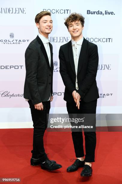 The German music and comedy duo "Die Lochis", photographed at the charity gala 'Tribute to Bambi' in Berlin, Germany, 5 October 2017. Photo: Gregor...