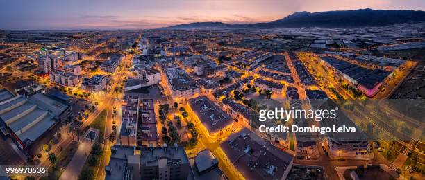 panoramic view of el ejido almería - domingo stock pictures, royalty-free photos & images