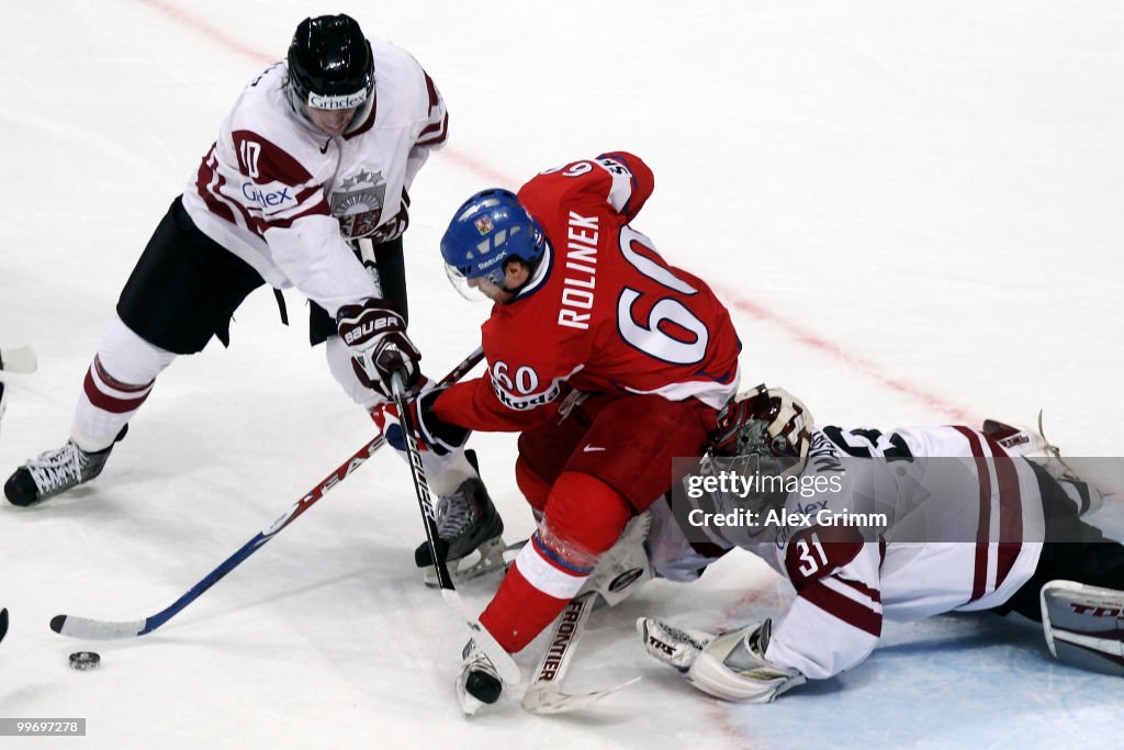 Czech Republic v Latvia - 2010 IIHF World Championship