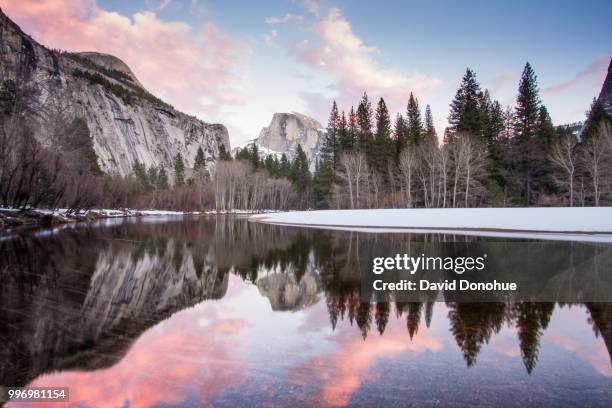 half dome sunset - david dome stock pictures, royalty-free photos & images