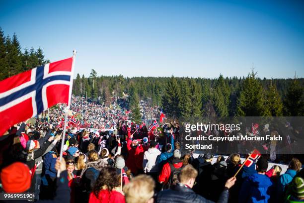 holmenkollen ski festival - winter sports event stock pictures, royalty-free photos & images