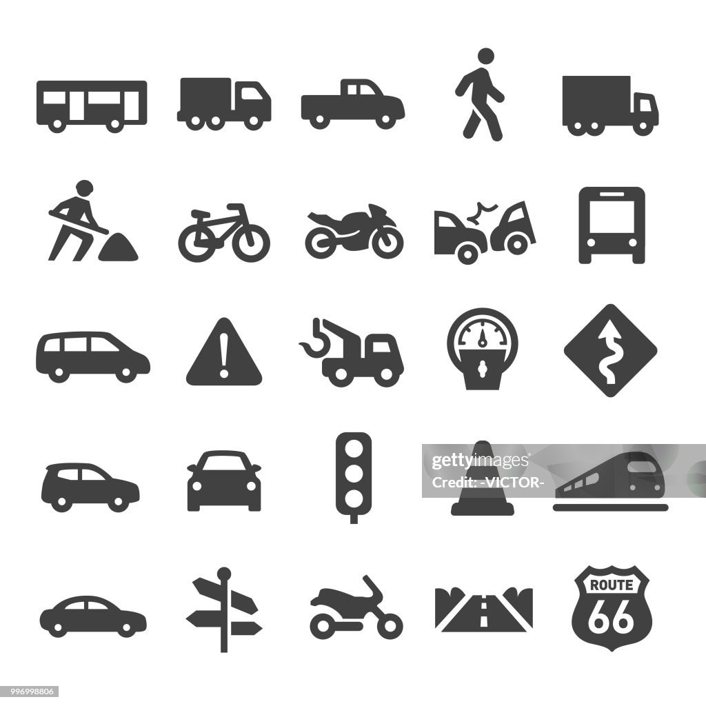 Verkehrssymbole - Smart-Serie