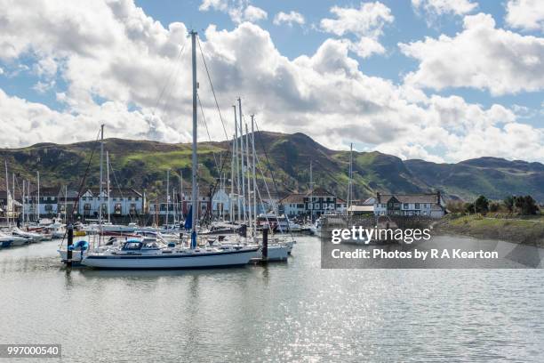 conwy marina, north wales, uk - kearton stockfoto's en -beelden