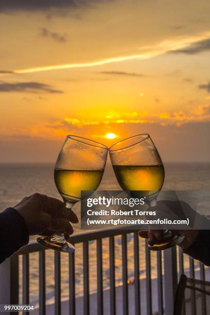 wine toast to the sunset - www photo com stock pictures, royalty-free photos & images