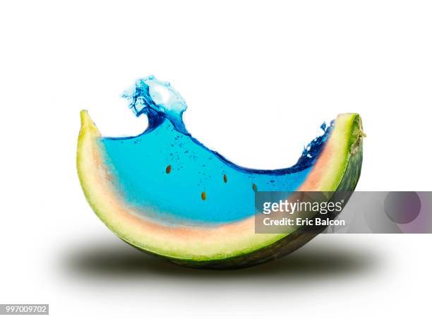melon splash re-edition - balcon stock pictures, royalty-free photos & images