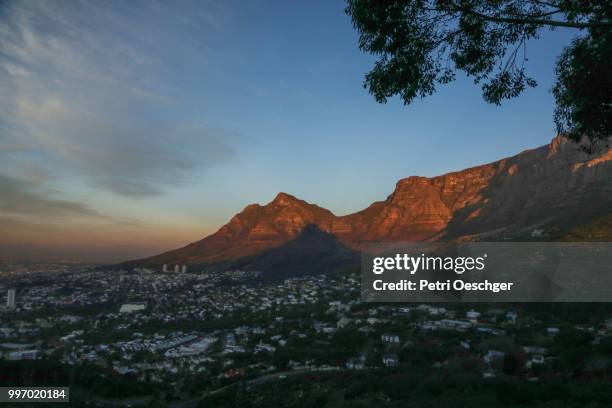 cape town scenics. - テーブルマウンテン国立公園 ストックフォトと画像