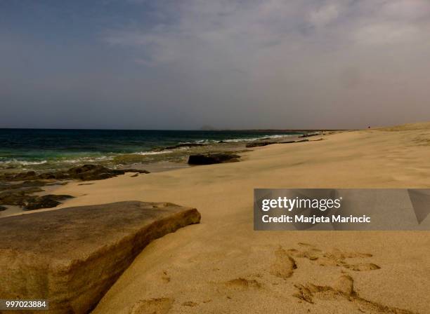 sal cabo verde africa lion mountain - sal stock pictures, royalty-free photos & images