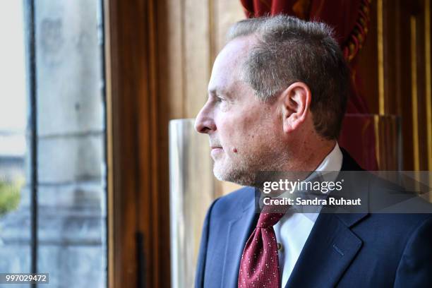 David Kahn, CEO of Paris Basketball Investments, during the press conference of Paris Basket Avenir on July 12, 2018 in Paris, France.