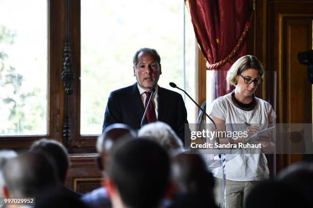 David Kahn, CEO of Paris Basketball Investments, during the press conference of Paris Basket Avenir on July 12, 2018 in Paris, France.