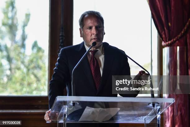 David Kahn, CEO of Paris Basketball Investments, during the press conference of Paris Basket Avenir on July 12, 2018 in Paris, France.