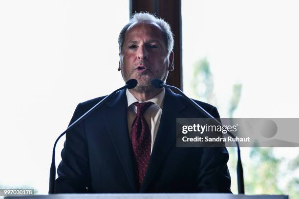 David Kahn, CEO of Paris Basketball Investments, during the press conference of Paris Basket Avenir on July 12, 2018 in Paris, France.