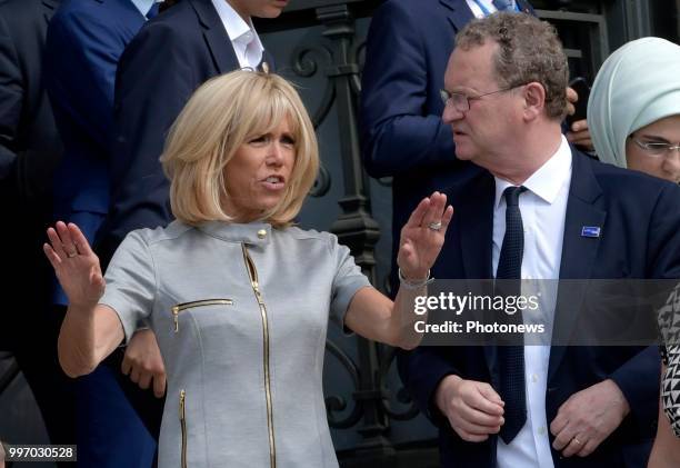 Tervueren 12/07/18 © Philip Reynaers / Photonews - Visites des conjoints des chefs d'État et de gouvernement dans le Brabant flamand - Bezoek van de...