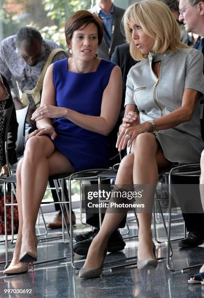 Tervueren 12/07/18 © Philip Reynaers / Photonews - Visites des conjoints des chefs d'État et de gouvernement dans le Brabant flamand - Bezoek van de...