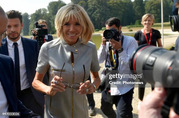 Tervueren 12/07/18 © Philip Reynaers / Photonews - Visites des conjoints des chefs d'État et de gouvernement dans le Brabant flamand - Bezoek van de...