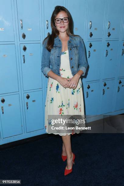Actress Italia Ricci attends the Screening Of A24's "Eighth Grade" - Arrivals at Le Conte Middle School on July 11, 2018 in Los Angeles, California.