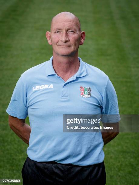 Physio Jos Smits during the Photocall NEC Nijmegen at the Goffert Stadium on July 11, 2018 in Nijmegen Netherlands