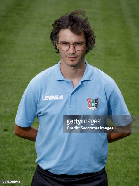 Physio Jos Smits during the Photocall NEC Nijmegen at the Goffert Stadium on July 11, 2018 in Nijmegen Netherlands