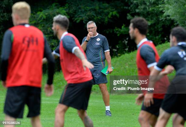 Leuven Manager Nigel Pearson during the OH Leuven Pre-Season Training Camp on July 12, 2018 in Maribor, Slovenia.