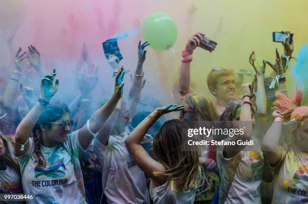 254 Color Run Finish Line Stock Photos, High-Res Pictures, and Images ...
