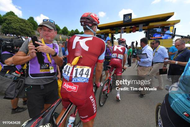 Start / Marcel Kittel of Germany and Team Katusha / Banana / Food / during 105th Tour de France 2018, Stage 6 a 181km stage from Brest to...