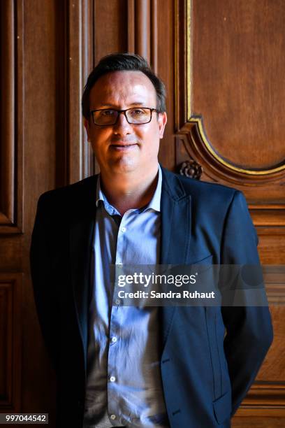 Romuald Coustre new general manager, during the press conference of Paris Basket Avenir on July 12, 2018 in Paris, France.