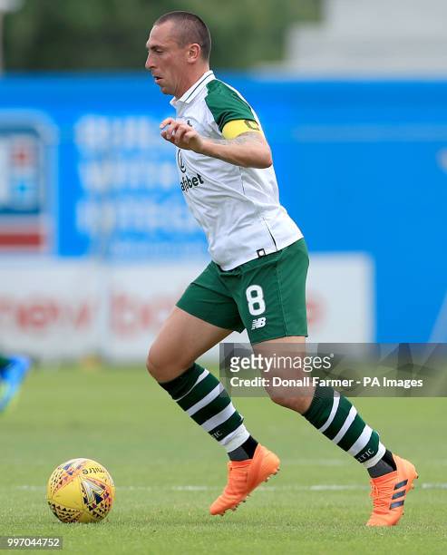 Celtic's Scott Brown during the pre-season friendly match at the Tallaght Stadium.