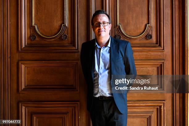 Romuald Coustre new general manager, during the press conference of Paris Basket Avenir on July 12, 2018 in Paris, France.