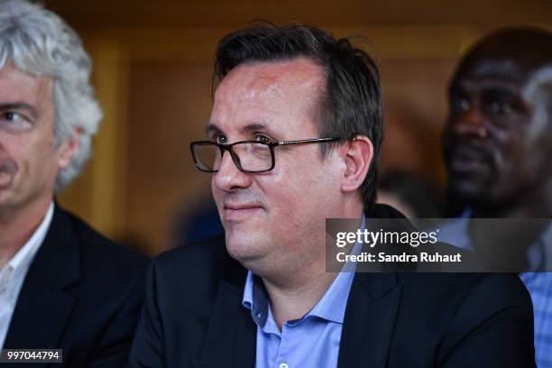 Romuald Coustre new general manager, during the press conference of Paris Basket Avenir on July 12, 2018 in Paris, France.