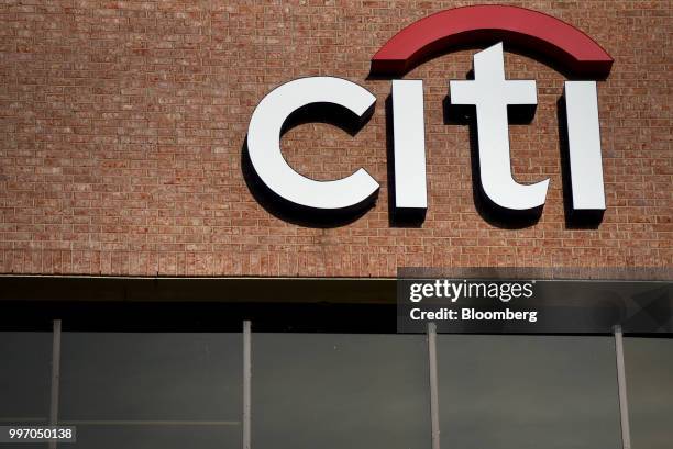 Signage is displayed outside the Citibank Operations Center in San Antonio, Texas, U.S., on Wednesday, July 11, 2018. Citigroup Inc. Is scheduled to...