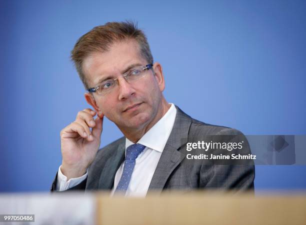 Wolfgang Greiner, Member of the German Council of Experts for the Assessment of Healthcare Development , is pictured during a press conference to...