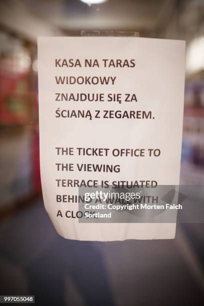 note about the ticket office - mazowieckie province stock pictures, royalty-free photos & images