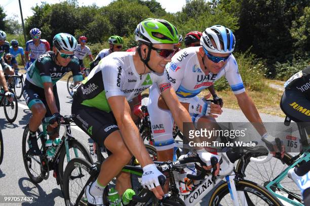 Edvald Boasson Hagen of Norway and Team Dimension Data / Alexander Kristoff of Norway and UAE Team Emirates / during 105th Tour de France 2018, Stage...