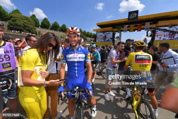 Start / Philippe Gilbert of Belgium and Team Quick-Step Floors / Fans / Public / during 105th Tour de France 2018, Stage 6 a 181km stage from Brest...