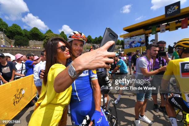 Start / Philippe Gilbert of Belgium and Team Quick-Step Floors / Fans / Public / during 105th Tour de France 2018, Stage 6 a 181km stage from Brest...