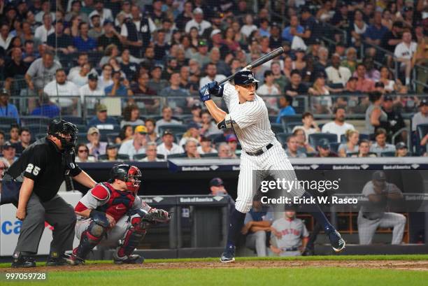 New York Yankees Aaron Judge in action, at bat vs Boston Red Sox at Yankee Stadium. Bronx, NY 7/1/2018 CREDIT: Erick W. Rasco