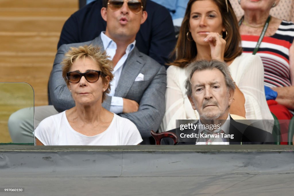Celebrities Attend Wimbledon