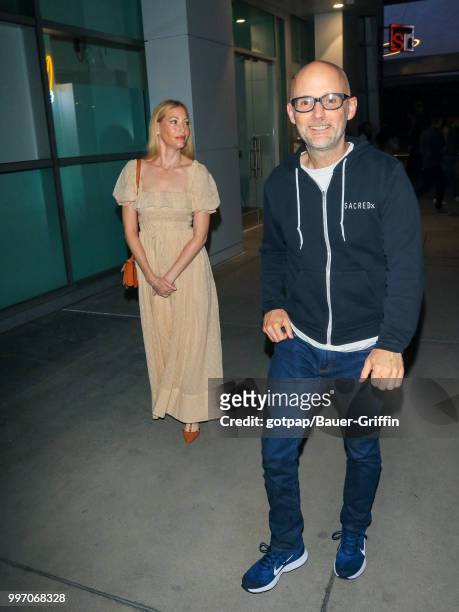 Moby is seen on July 11, 2018 in Los Angeles, California.
