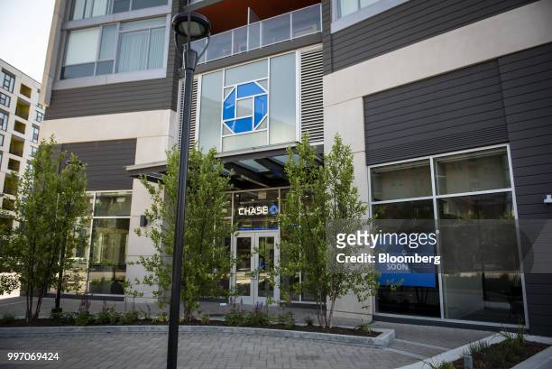 JPMorgan Chase & Co. Bank branch stands in Chicago, Illinois, U.S., on Tuesday, July 10, 2017. JPMorgan Chase & Co. Is scheduled to release earnings...