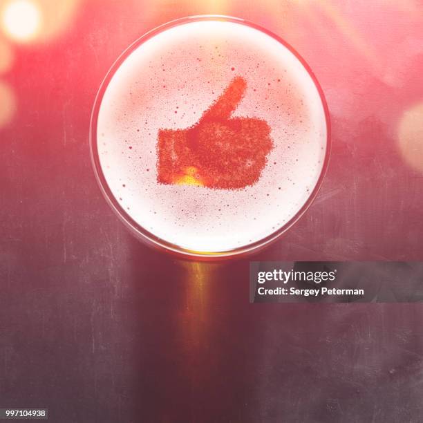 lager beer on table - animal internal organ stock pictures, royalty-free photos & images