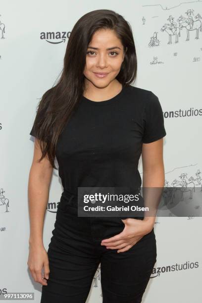 Teresa Ruiz arrives to the Amazon Studios premiere of "Don't Worry, He Wont Get Far On Foot" at ArcLight Hollywood on July 11, 2018 in Hollywood,...