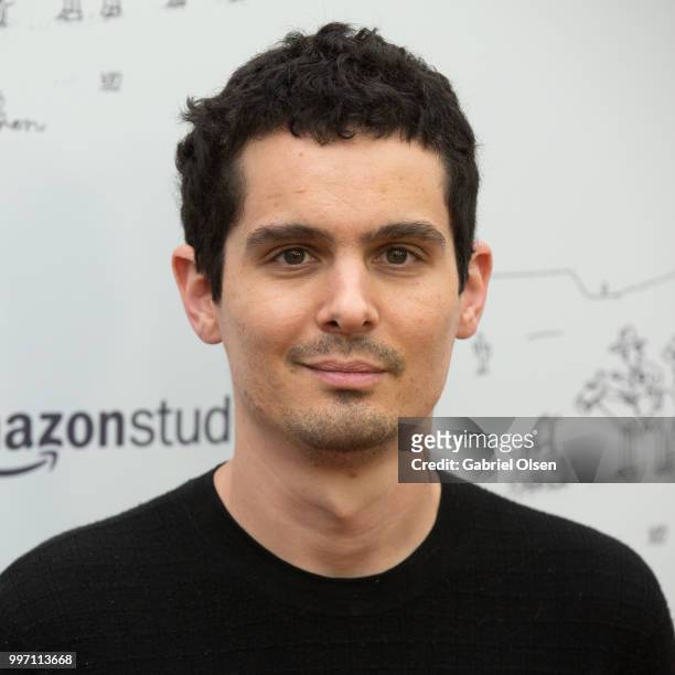 Damien Chazelle arrives to the Amazon Studios premiere of "Don't Worry, He Wont Get Far On Foot" at ArcLight Hollywood on July 11, 2018 in Hollywood,...