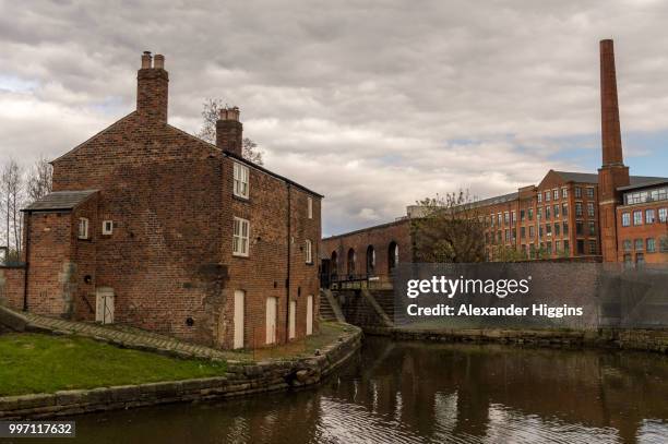 ashton canal - manchester - higgins stock pictures, royalty-free photos & images